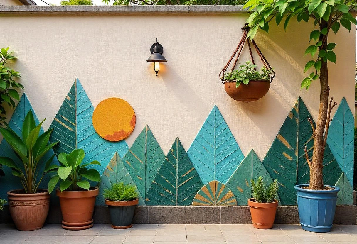 decoracion de jarin y terraza