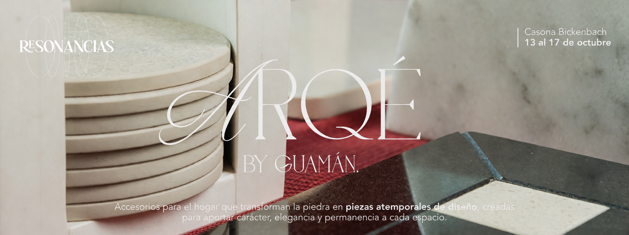 Resonancias, piedra en diseño